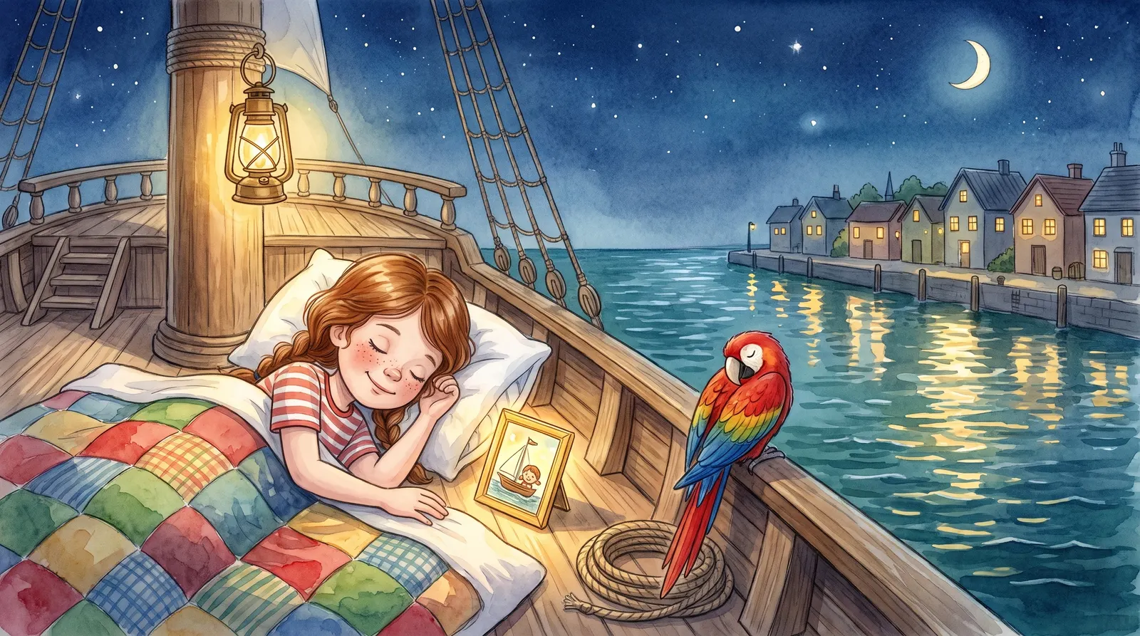 Illustration zu „Piraten & die Schatzinsel“, Doppelseite 10