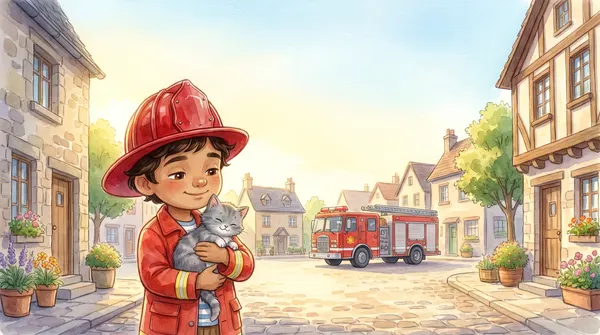 Titelbild: Kleine Feuerwehr-Helden