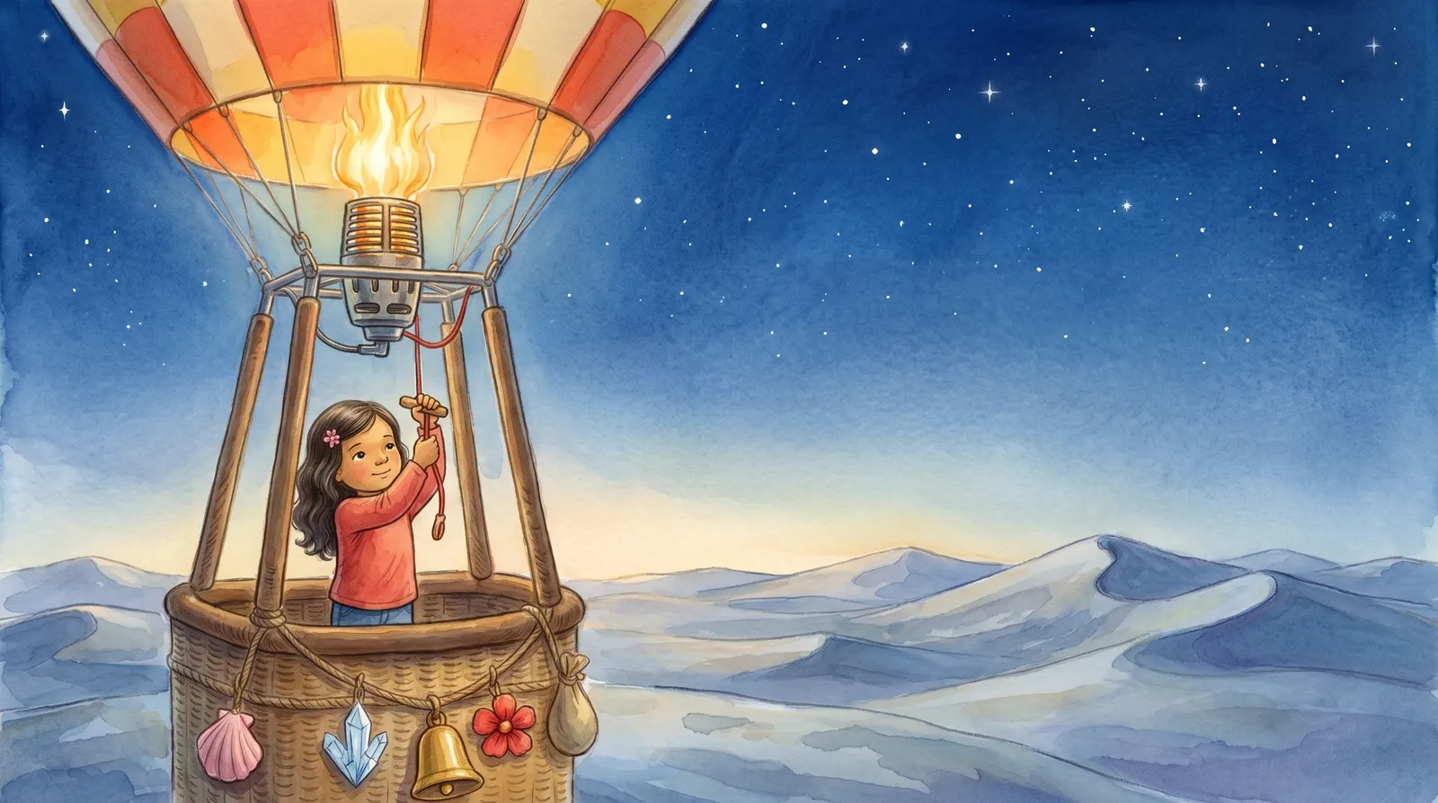 Illustration zu „Einmal um die ganze Welt“, Doppelseite 8