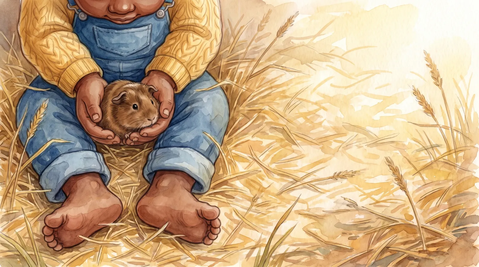 Illustration zu „Ganz sanft“, Doppelseite 11