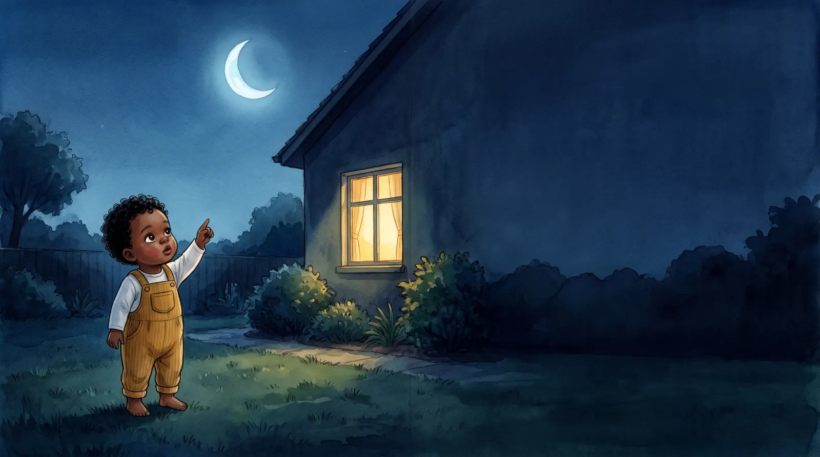 Illustration zu „Da bist du!“, Doppelseite 12