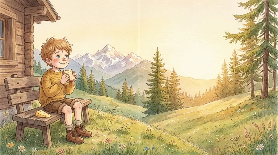 Sample page 2: the same child, illustrated on every page