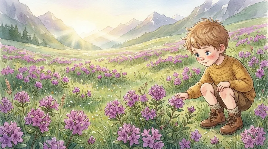Sample page 3: the same child, illustrated on every page