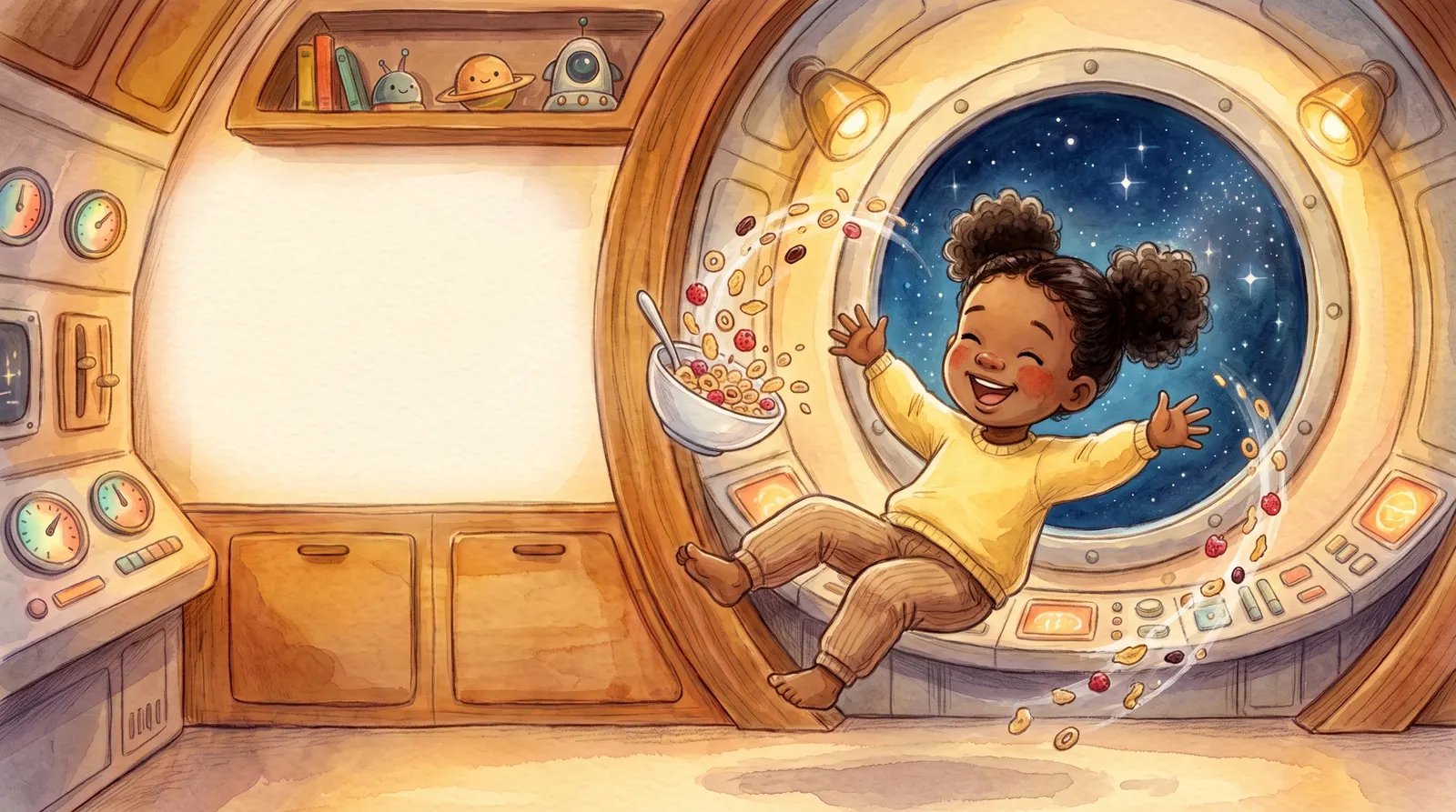 Illustration from “Journey to the Stars”, spread 2