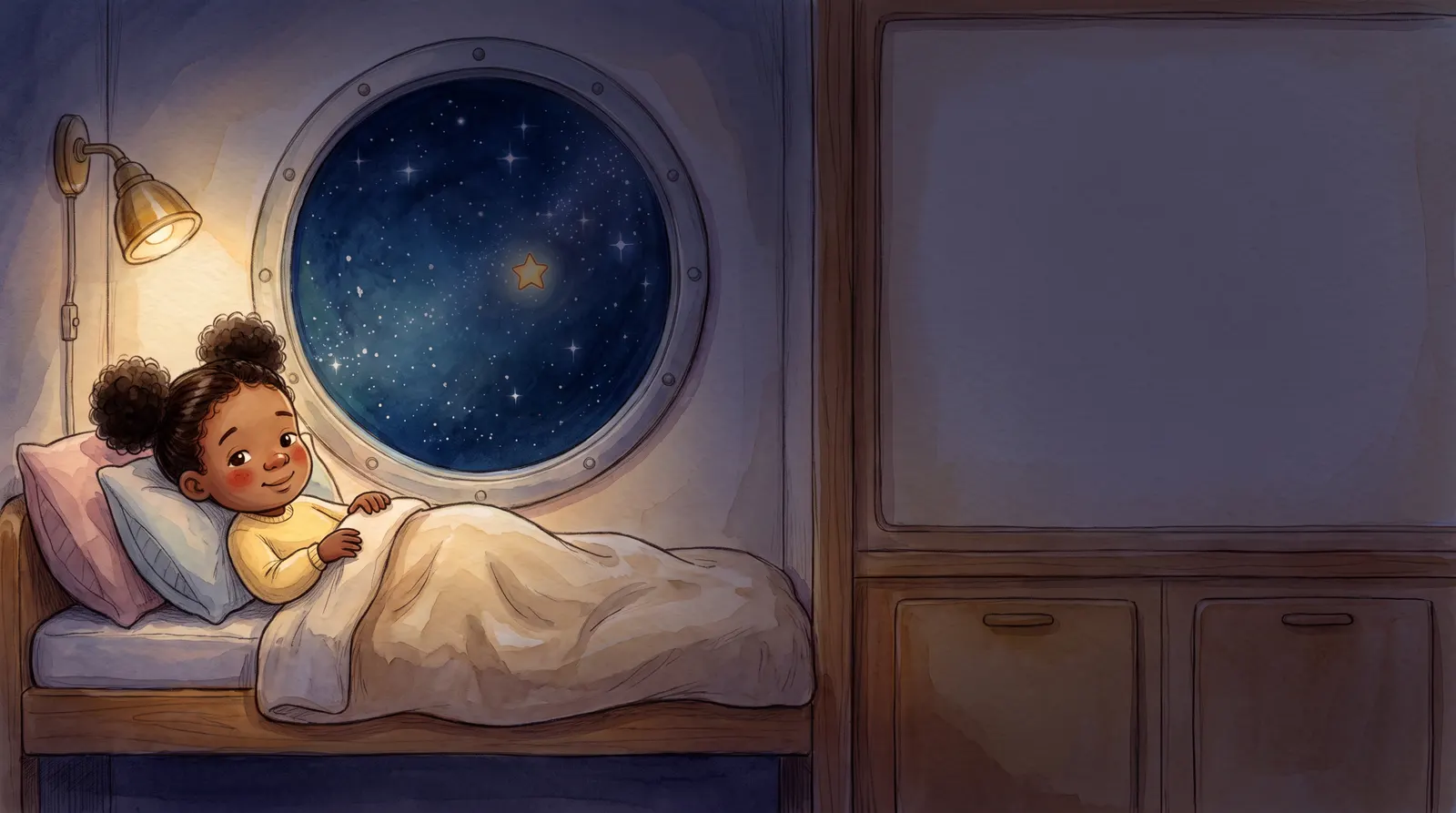 Illustration zu „Reise zu den Sternen“, Doppelseite 10