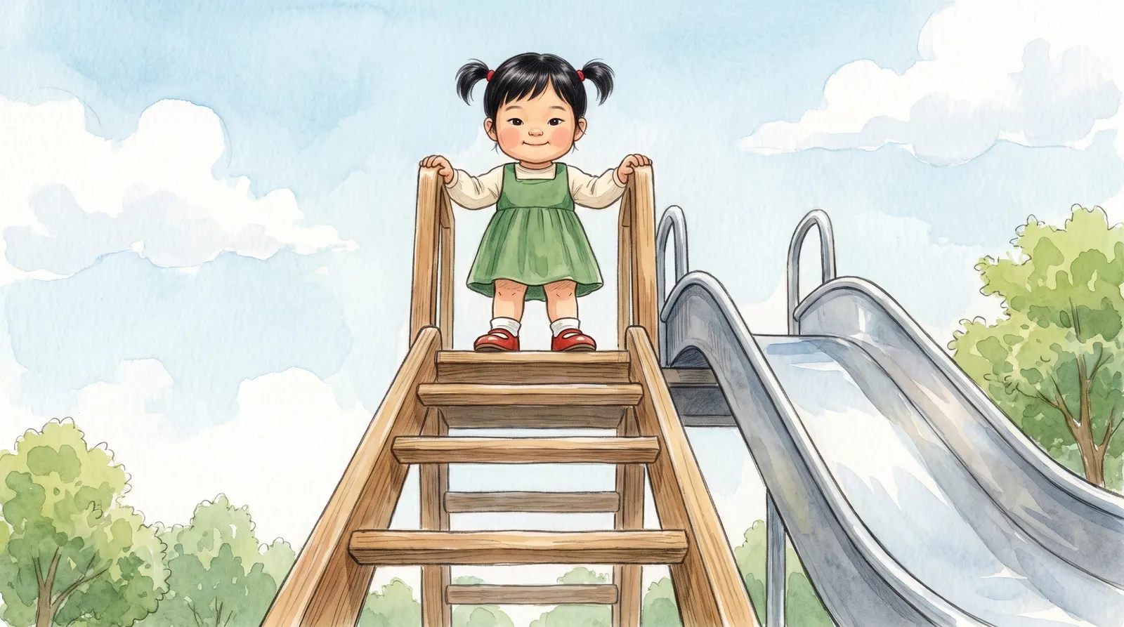 Illustration zu „Das kann ich schon!“, Doppelseite 9