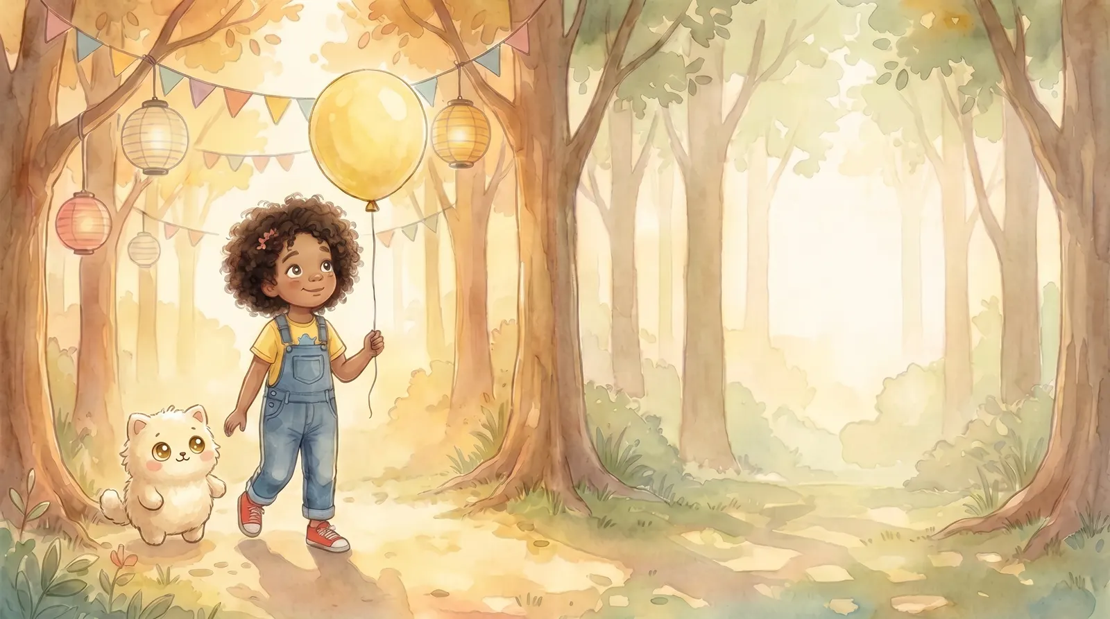 Illustration from “The Great Birthday Journey”, spread 8